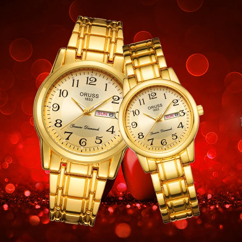 Luxury Romantic Couple Watch Set