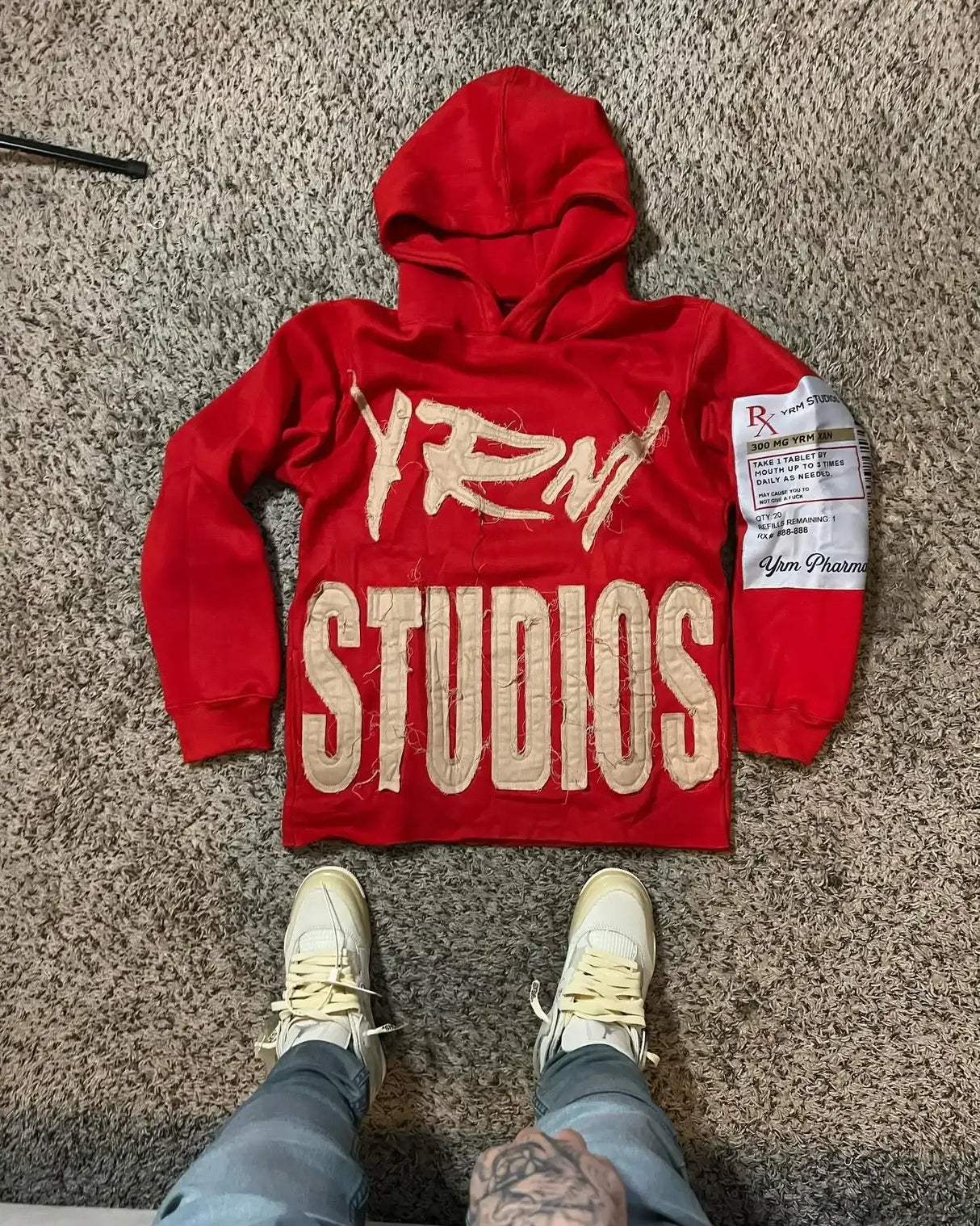 Women Embroidery Patch Hoodie Loose Y2K Streetwear