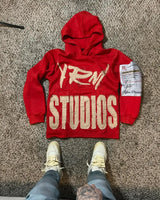 Women Embroidery Patch Hoodie Loose Y2K Streetwear