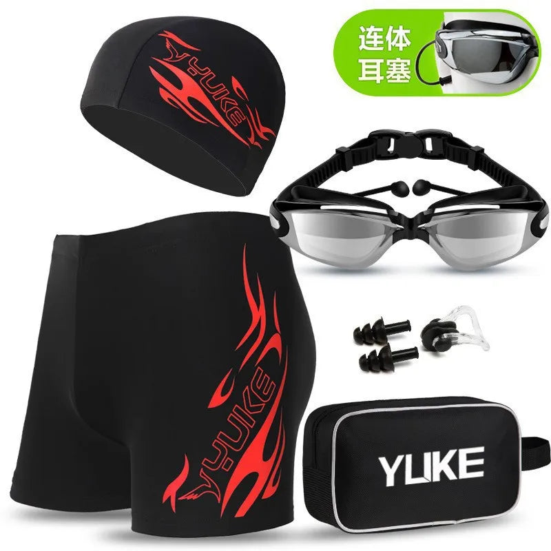 Men's Plus Size Hot Spring Swimwear