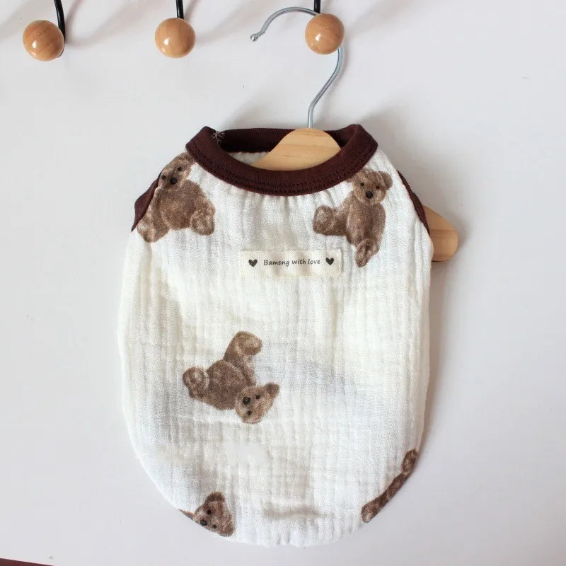 Pet Bear Vest Pajamas