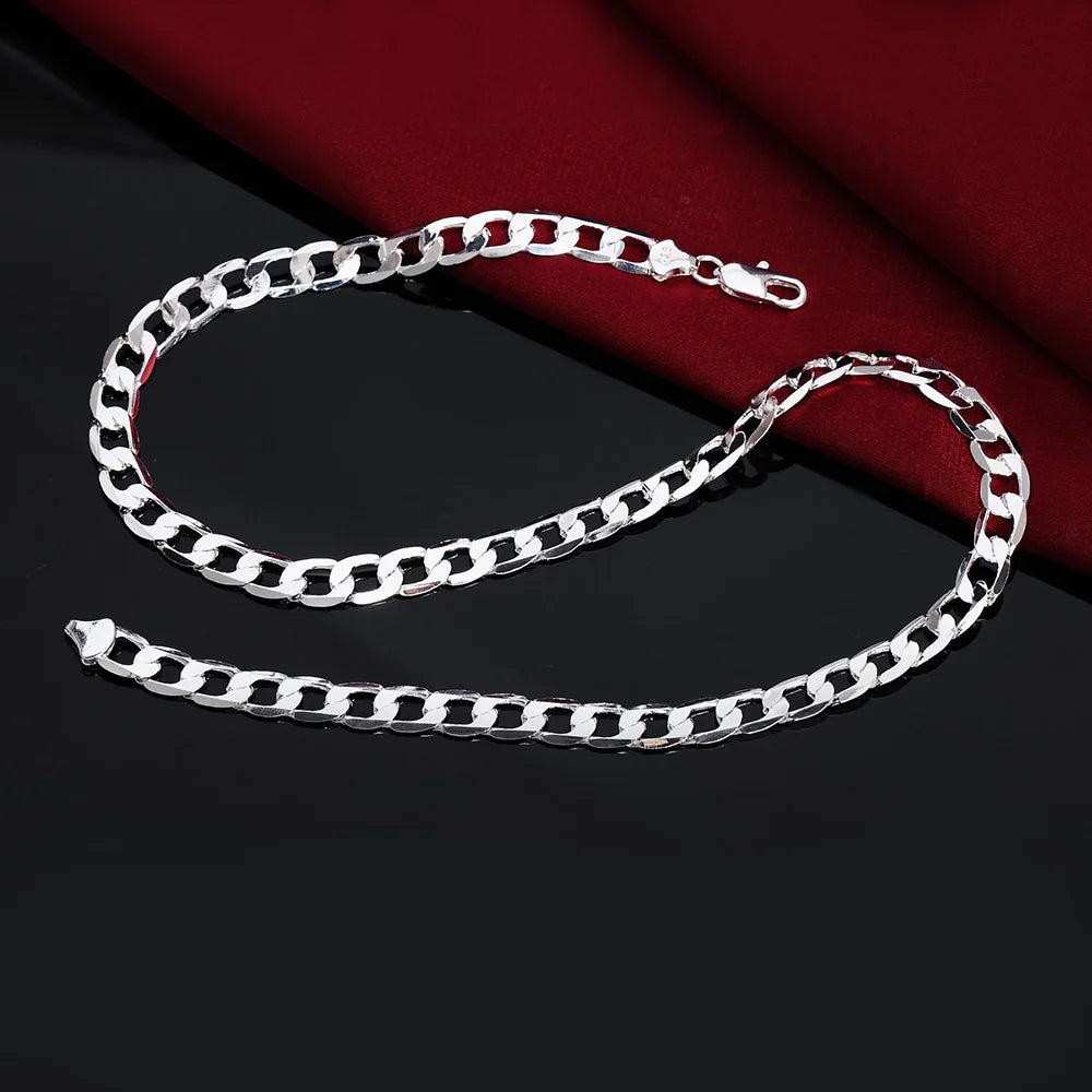 925 Sterling Silver Cuban Link Chain