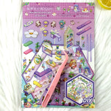 Kids DIY 3D Miniature Sticker Set