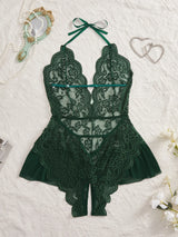 Plus Size Lace Bodysuit