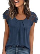 Bella Lace Oversized White Blouse