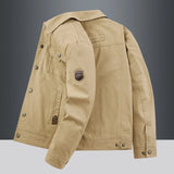 Men's Plus Size Outdoor Jacket – Slim Fit Cargo Coat
