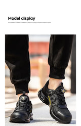 Men Air Cushion Safety Sneakers