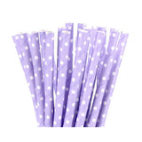 Light Color Paper Straws (25pcs)
