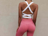 Women Seamless Push Up Sports Bra
