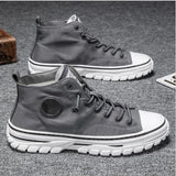 BritFlex™ Men’s High-Top Canvas Sneakers