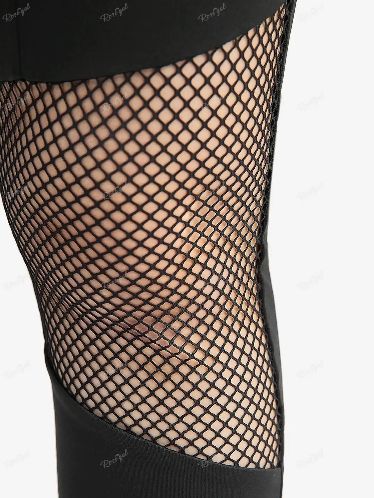 Women Plus Size Gothic Patchwork Pants