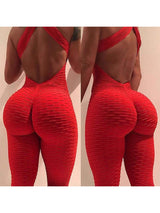 QuickTone™ – Sleeveless Backless Gym Bodysuit (Quick-Dry, Sculpting & Active)