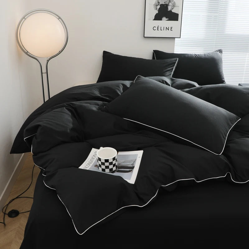 Black Bedding Set