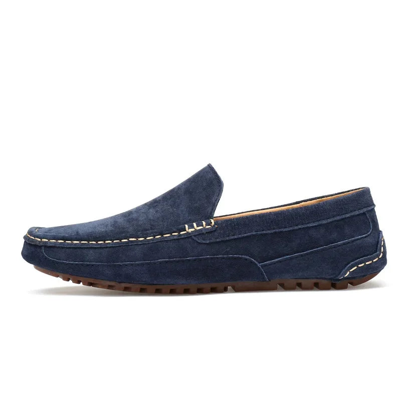 Men’s 2025 Luxury Suede Boat Loafers