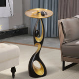 Abstract Sofa Side Table