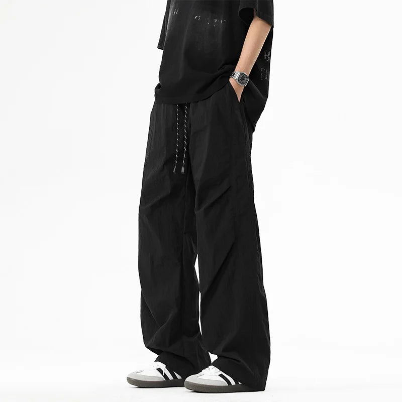 Men Wide Leg Cargo Pants