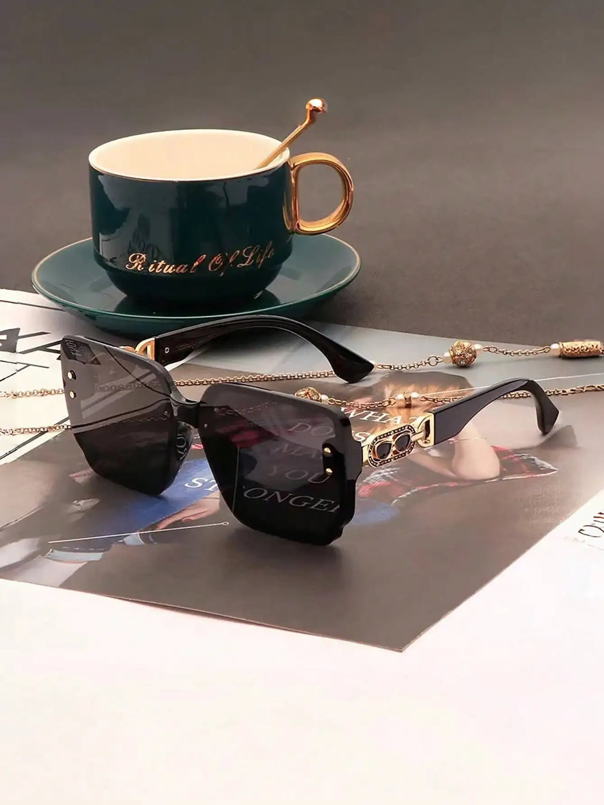 Celeste Square Frame Glasses