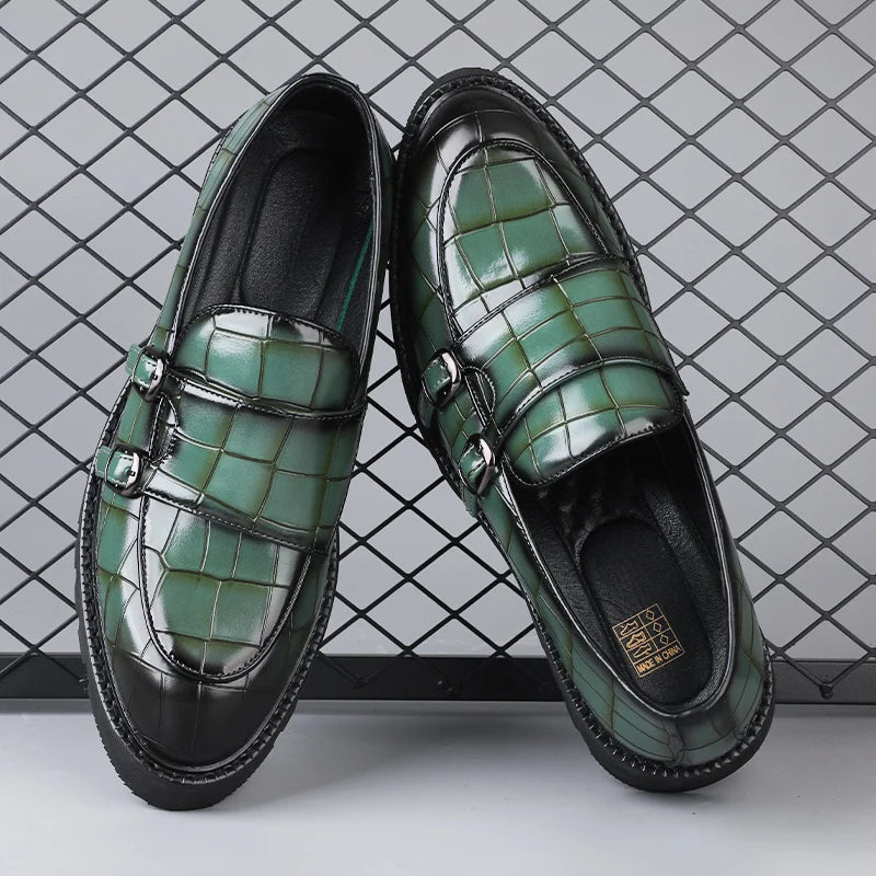Men Platform Formal Leather Shoes