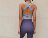 Women Seamless Push Up Sports Bra