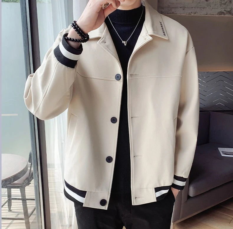 Men’s Slim Fit Wool Blend Jacket