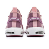 Women Safety Shoes Pink Steel Toe Sneakers