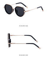 Vintage Round Metal Sunglasses