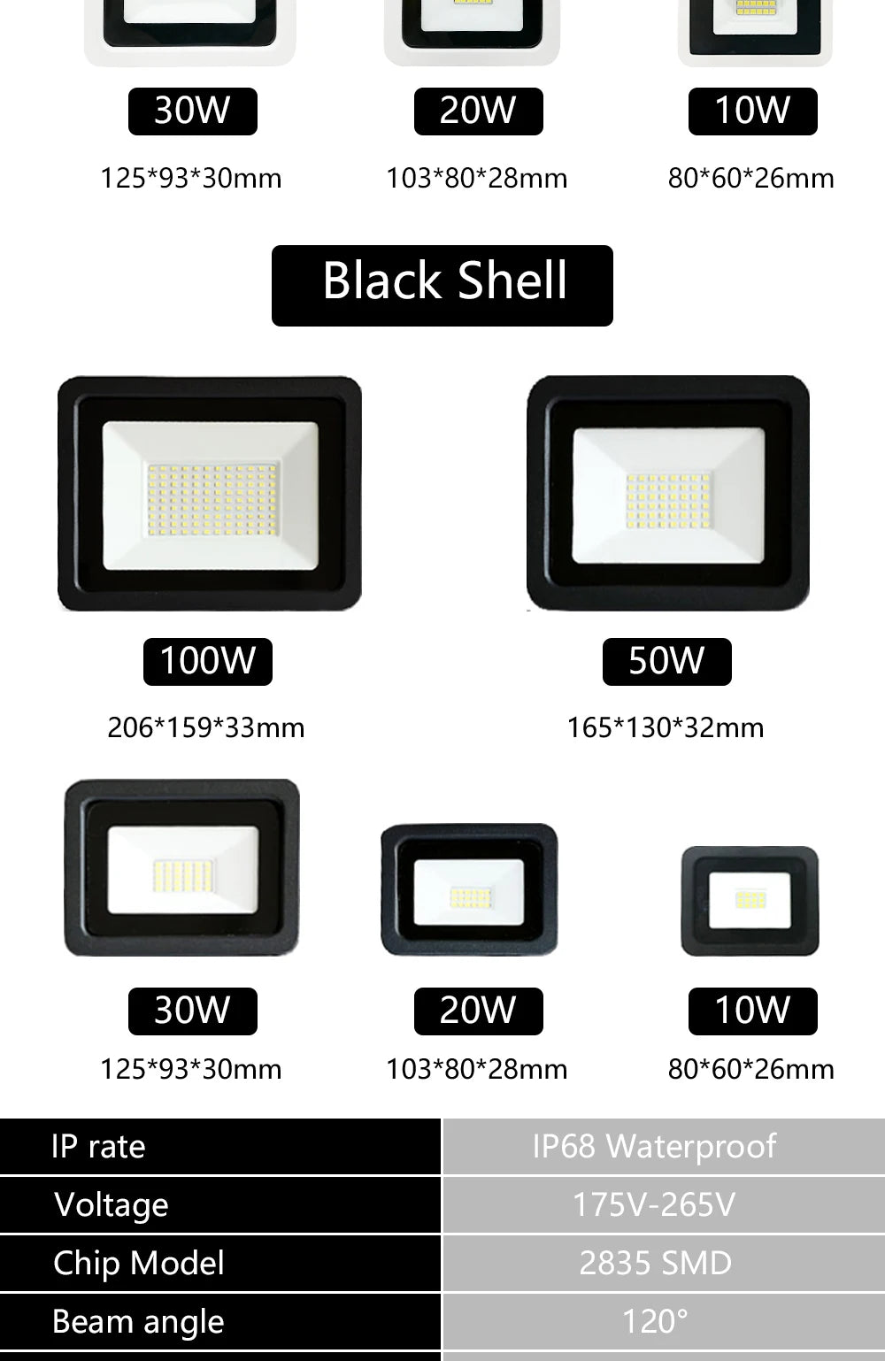 LED Waterproof Outdoor Flood Light