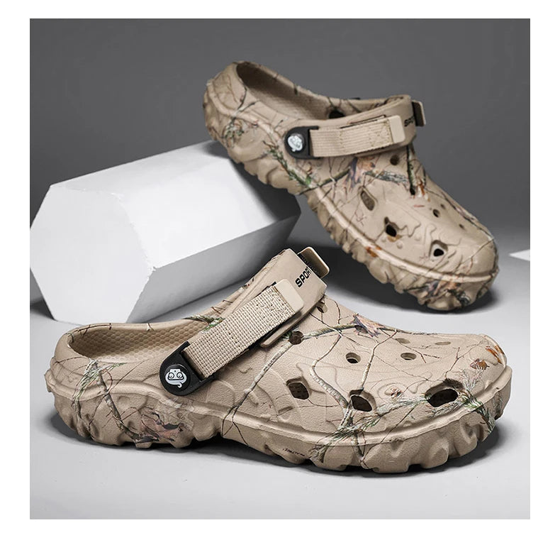 Men Summer Lightweight Garden Slippers
