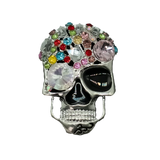 Women Skull Shoe Charms Metal Buckles