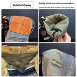Men’s 2025 Ripped Vintage Jeans