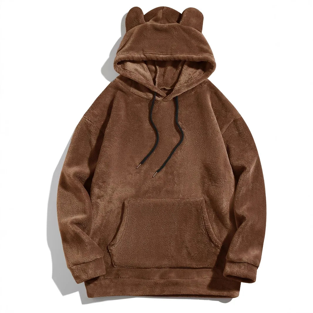 Unisex Bear Ears Warm Hoodie