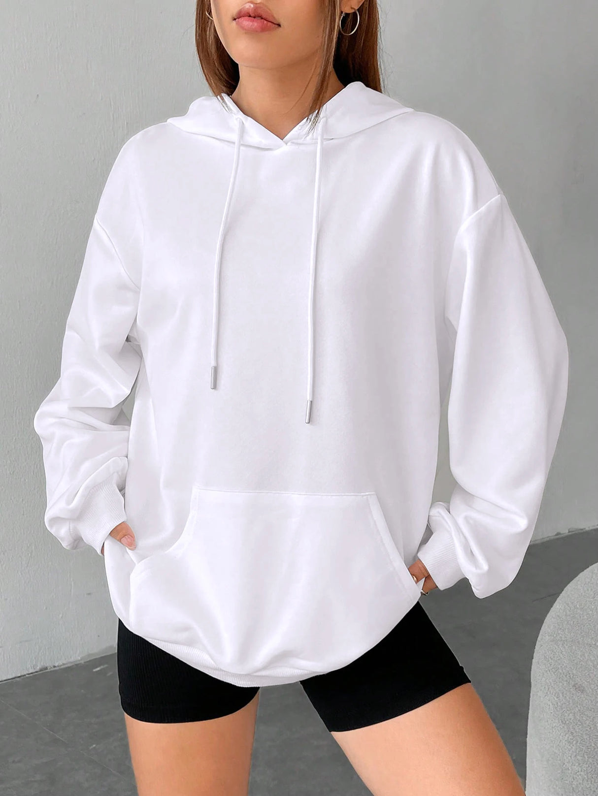 Solid Pocket Hoodie
