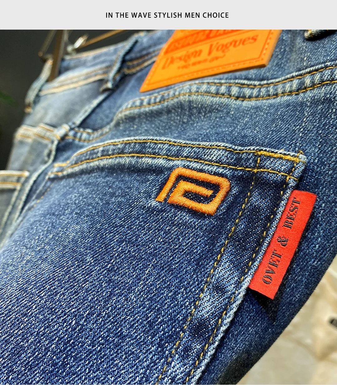 Men’s High-End Slim Denim Jeans