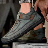 Men’s Comfortable Lace-Up Loafers – Casual Outdoor 2025
