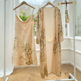 Women Bridal Satin Robe Set