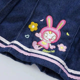 SweetCartoon™ – Embroidered Pleated Y2K Skirt (Cute A-line Faldas)