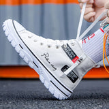 Men’s Breathable Platform Canvas Sneakers