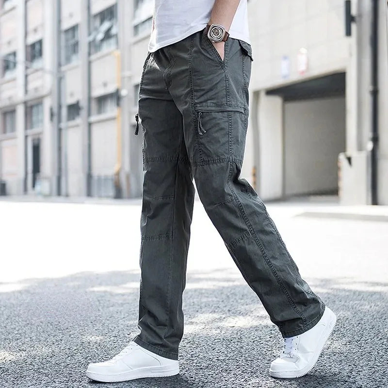Men’s Loose Straight Cargo Pants