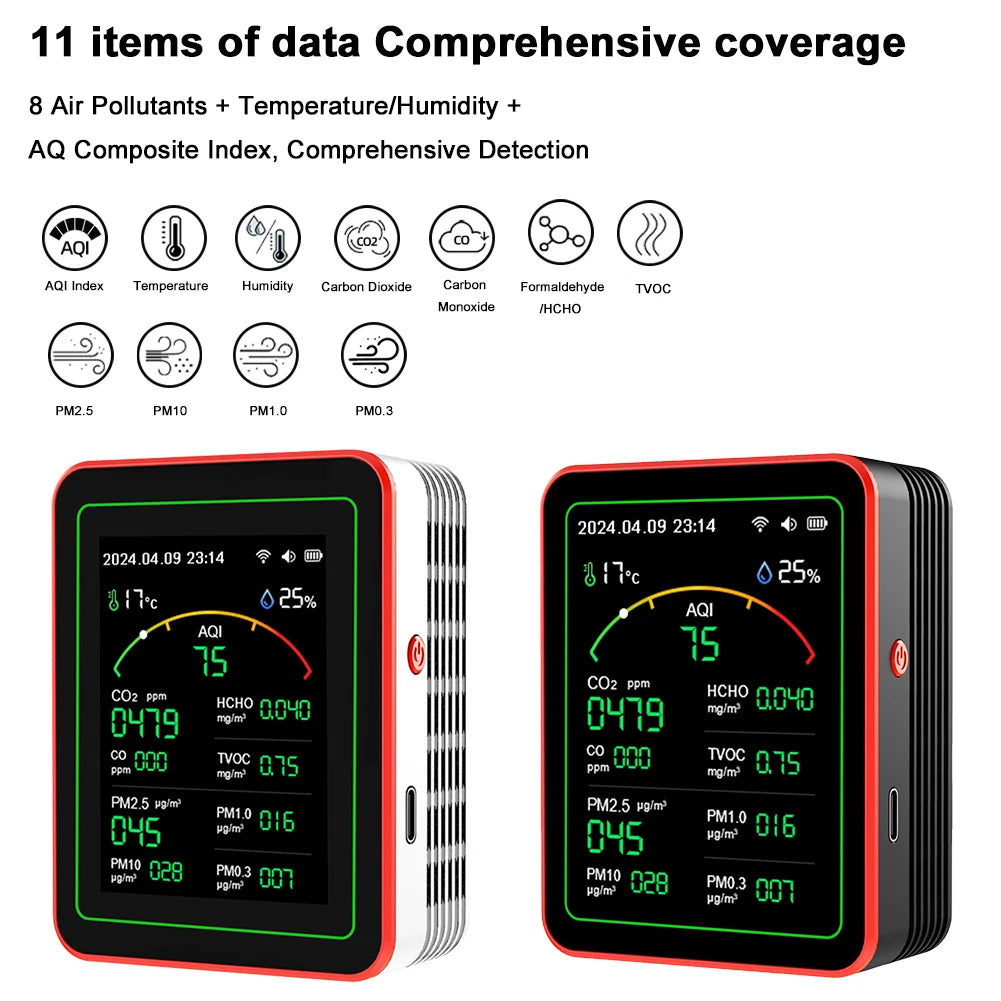 WiFi 15-in-1 Air Quality Detector