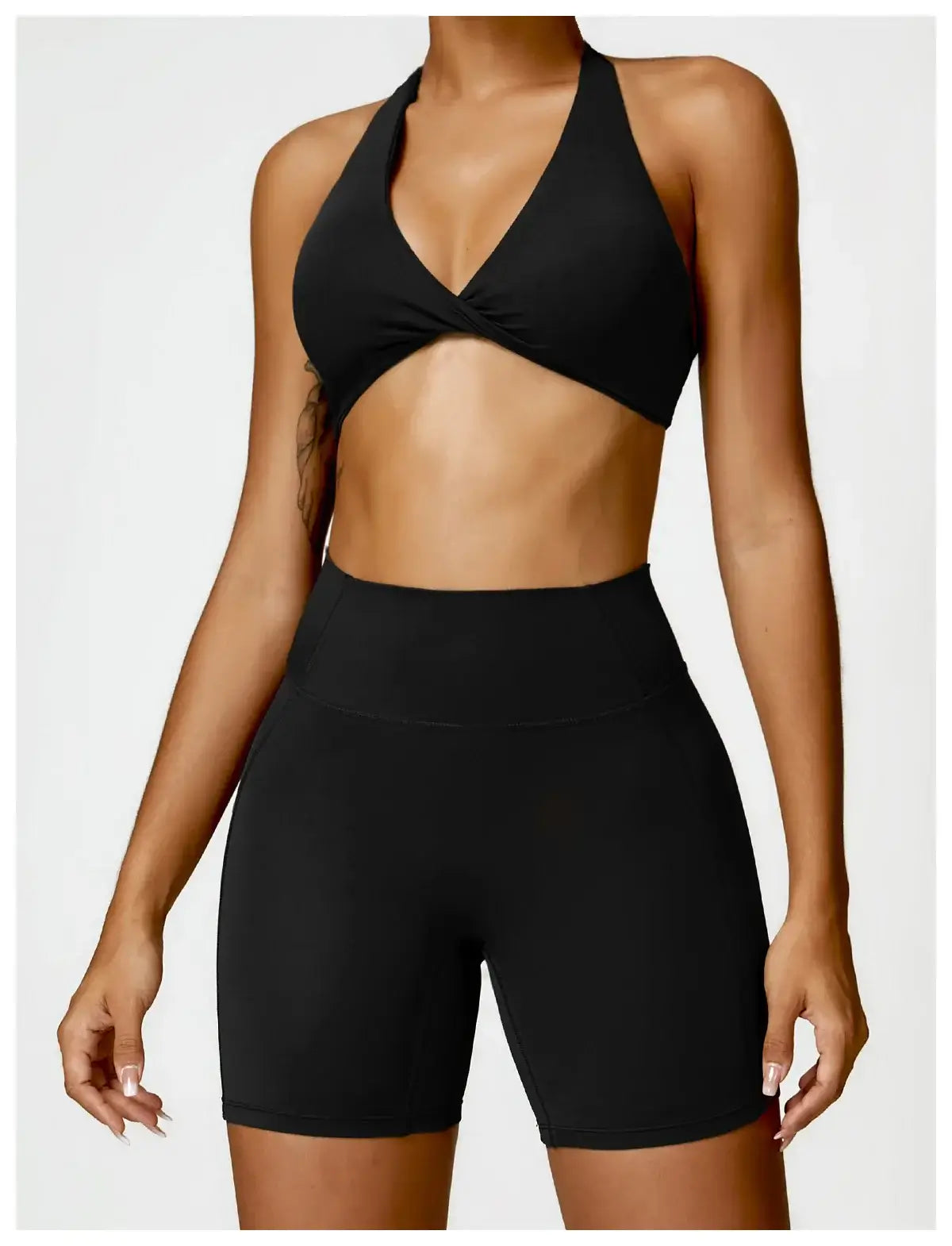 Women High Waist Yoga Fitness Shorts
