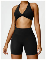 Women High Waist Yoga Fitness Shorts