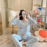 Postpartum & Nursing Pajamas Set