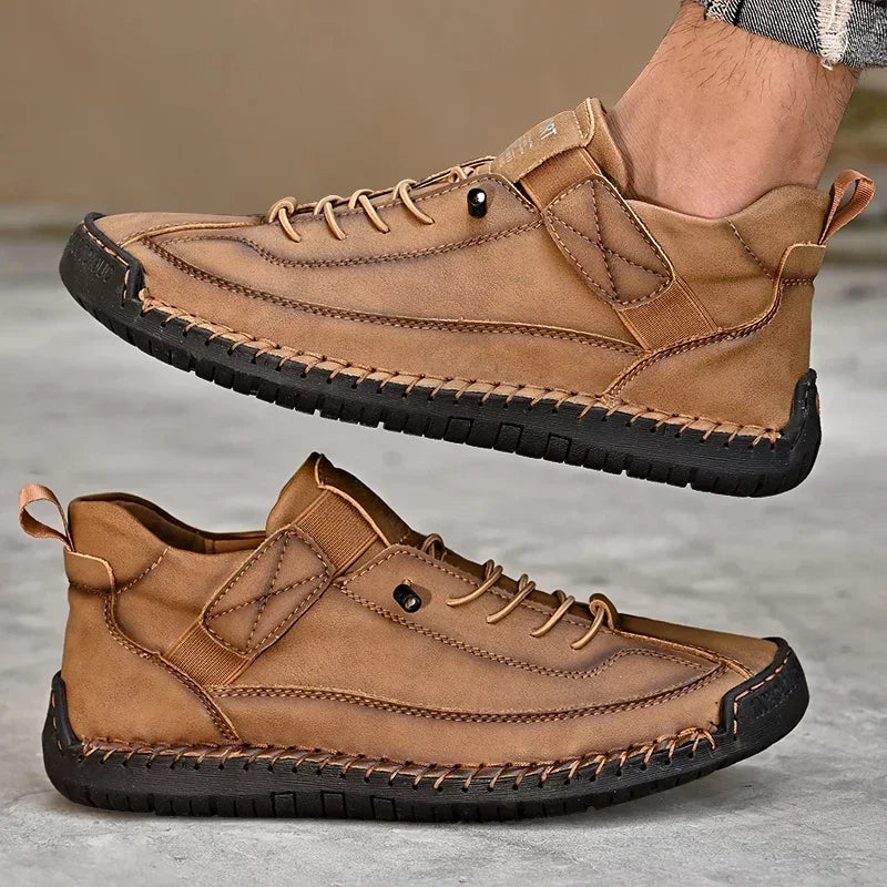 Men’s Comfortable Lace-Up Loafers – Casual Outdoor 2025