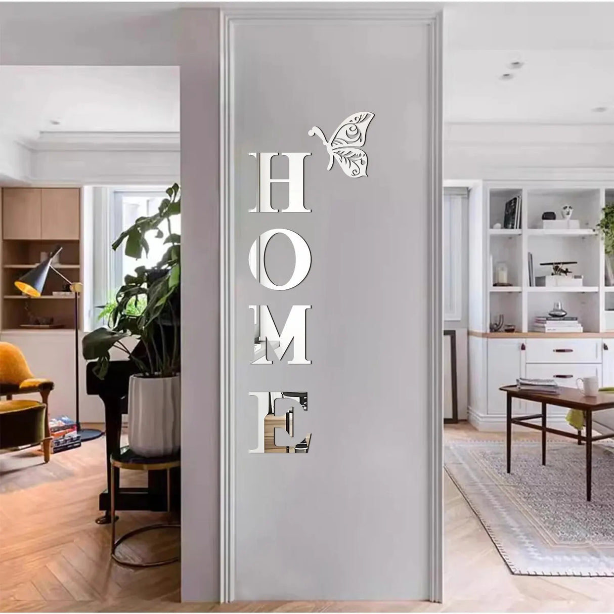 3D Home Logo Sticker