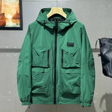 Men's Plus Size Workwear Jacket with Hood