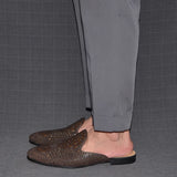 Men’s Crocodile Leather Mules