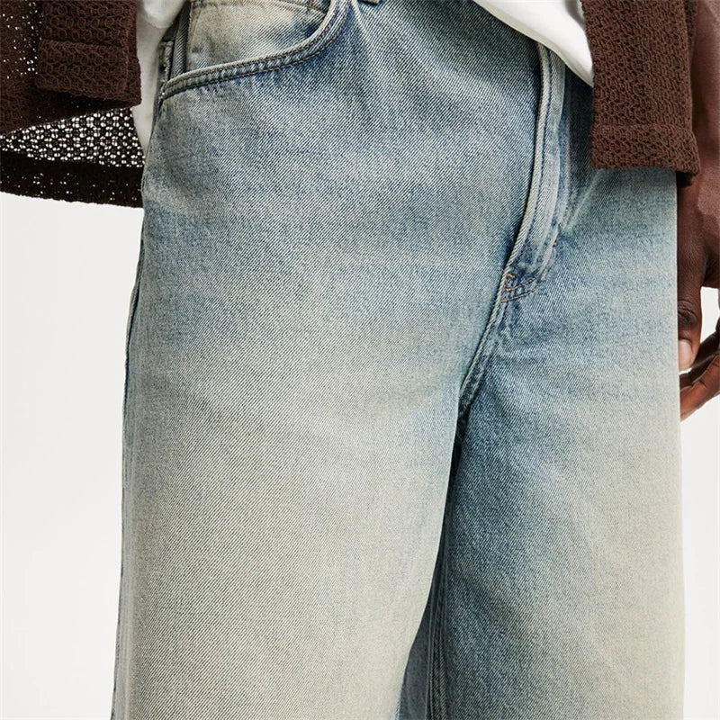 Men Vintage Denim Shorts