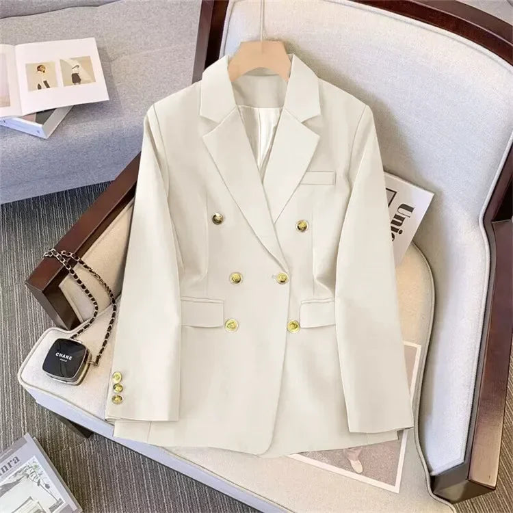 KStyle™ – Korean Slim Fit Blazer (Loose Fit, Temperament Ready, Spring/Fall Wear)