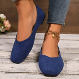 Women’s Square Toe Shallow Casual Ballet Flats