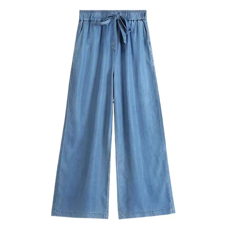 Women Vintage Wide Leg High Waist Jeans